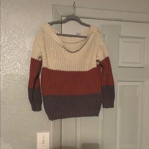 Colorblock Knit Sweater
